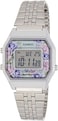 Casio - Women's Grey Dial Stainless Steel Band Watch - La680Wa-2Cdf, For Unisex
