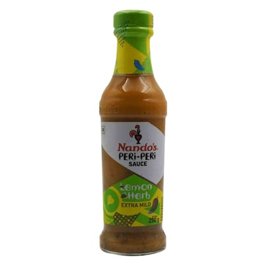 Nandos Lemon And Herb Extra Mild Peri-Peri Sauce 250g