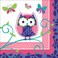 Owl Pal Birthday Beverage Napkins 3-Ply