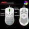 HXSJ J900 USB Wired Gaming Mouse RGB Gaming Mouse with Six Adjustable DPI Ergonomic Design for Desktop Laptop (White)
