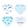 Little Story Bandana Drool Bibs Set of 4 - Pirates