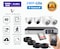 Tomvision - 2Megapixels 4CH Home Security Camera System, Surveillance DVR kit with 2 Dome Camera/Indoor Camera &amp; 2 Bullet Camera/Outdoor Camera (4CH 1TB HDD)