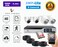 Tomvision - 2Megapixels 4CH Home Security Camera System, Surveillance DVR kit with 2 Dome Camera/Indoor Camera &amp; 2 Bullet Camera/Outdoor Camera (4CH 1TB HDD)