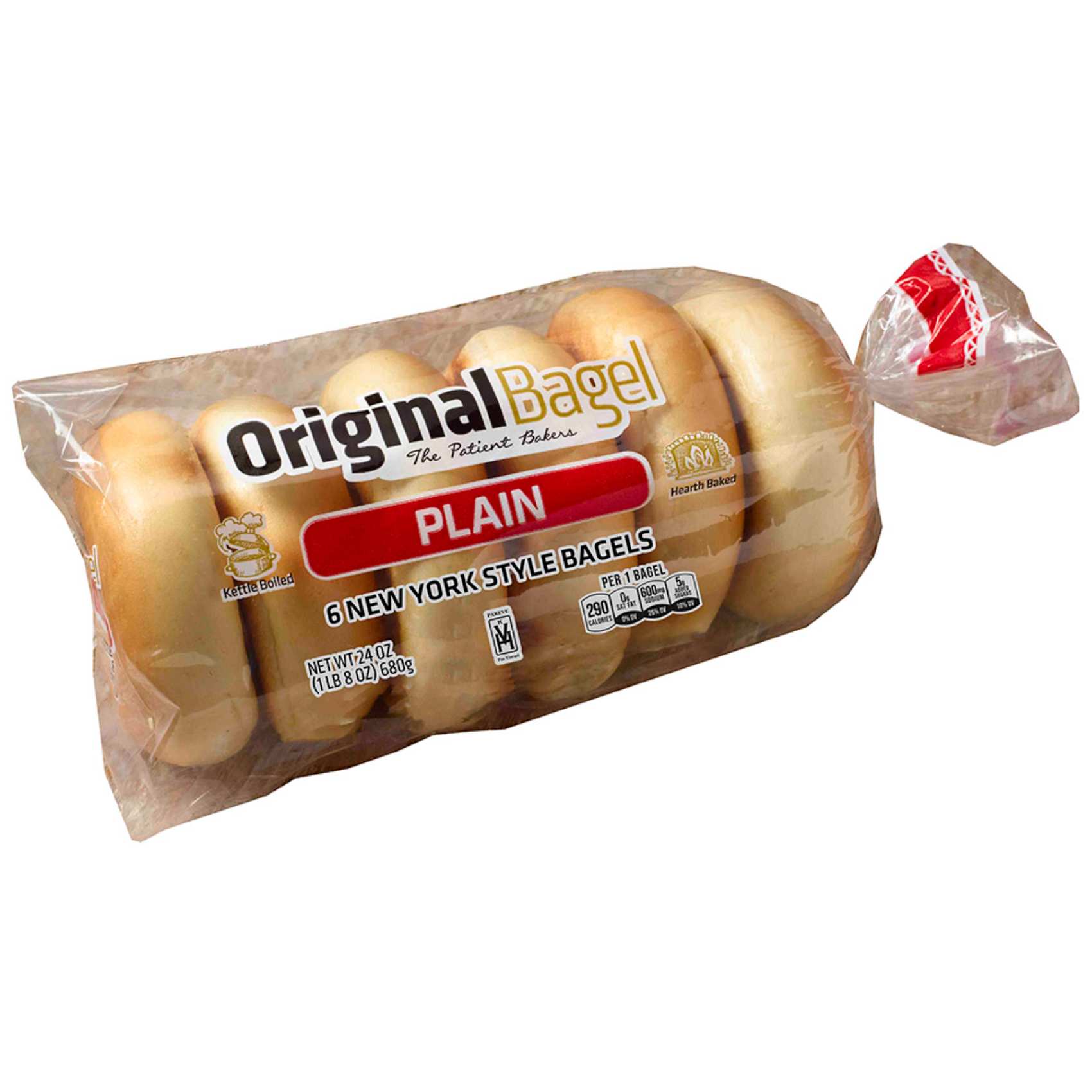 أوريجينال بيغل خبز عادي مجمد 723 غرام