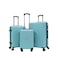 STARLIFE 3 Piece ABS Hard side Trolley Luggage Set Spinner Wheels with Number Lock