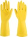 ZALCOON Household Rubber cleaning gloves yellow Medium for Household,Reuseable dishwashing gloves for Kitchen.