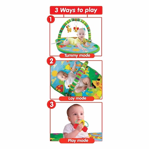 Funskool Giggles 3-In-1 Deluxe Playgym 2+ Months