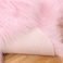 Vital Soft Faux Sheepskin Fur Rug Soft Fluffy Carpets Chair Couch Cover Seat Area Rugs for Bedroom Living Room Home Decor Nursery (Pink)