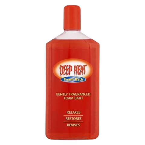 Mentholatum Deep Heat Bath Tonic 350ml for hot therapy ointment