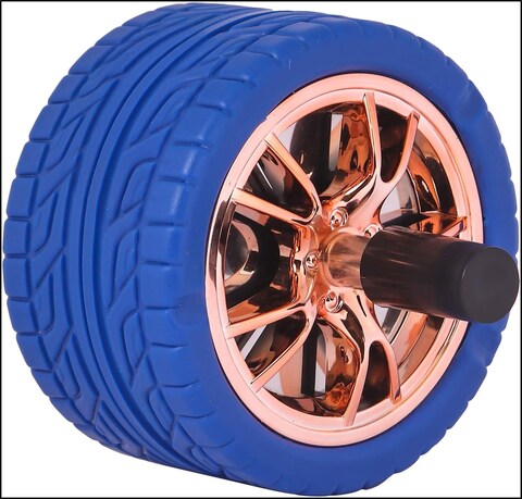 Lavish Push Down Alloy Wheels, 1 Unit Ashtray, Spinning Ashtray Round For Home, Office, Car Gift Color Blue