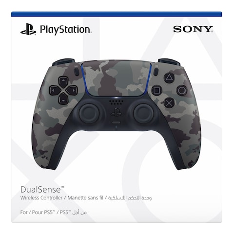 Sony PS5 DualSense Wireless Controller Grey Camouflage