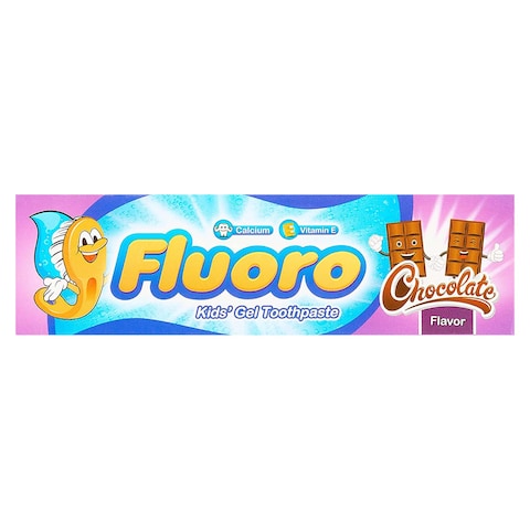 Fluoro Gel Toothpaste with Chocolate Flavor for Kids - 50 gram