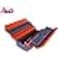 ABBASALI 5 Compartment Double Handle Metal Tool Kit Box for Tools/Tool Box for Home, Company, Workshop and Garage Orange &amp; Grey