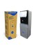 Sonashi 3 Tap Hot &amp; Cold Free Standing Water Dispenser With Refrigerator Cabinet SWD-53 Silver