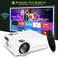 Smart Projector Android TV 10.0 Built in- 5G WiFi Mini Projector with Bluetooth, 8500 Lumens 4K and 250&rdquo; Display Supported Portable Video Projector for Home Cinema &amp; Outdoor Movie Theater