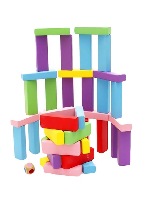 Generic 48-Piece Wooden Tumbling Tower Blocks