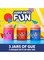 Elmer&rsquo;s Gue Premade Slime Retro Flash Slime Kit Pack of 3