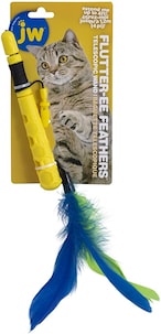 Buy Petmate JW Cat Telescopic Fluttery Feather Wand in UAE