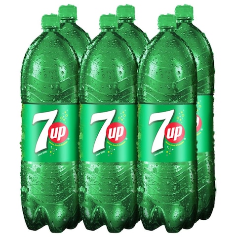 7UP Carbonated Soft Drink Plastic Bottle 6x 2.25 Litre