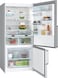 Bosch Series 6 Free-Standing Fridge-Freezer Refrigerator With Freezer At Bottom 186 X 86 Cm Stainless Steel (With Anti-Fingerprint), KGN86AI31M 1 Year Manufacturer Warranty