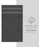 4-Piece 40x70 cm Hand Towels Luxury Hotel Quality 600 GSM 100% Genuine Combed Cotton, Super Soft &amp; Absorbent - Dark Grey