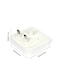 Generic - 4-LED Sensitive Sensor Plug-in Desk Table Lamp White 0.4watts