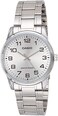 Casio - Men's White Dial Stainless Steel Band Watch - MTP-V001D-7B