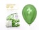 Sempertex 50 pcs, 5''Round Balloon, Party Ball:5in Reflex Gren 50's, Lime Green