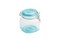 GLASS STORAGE JAR 750ML BLUE