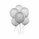 Silver Latex Balloon Pack of 20