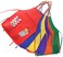 Kuuqa 12 Pack 6 Color Kids Aprons Children Painting Art Smocks With 2 Roomy Pockets For Kitchen And Classroom (Brushes Not Included)