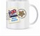Giftex 11Oz White Mug, With Postmark Of The Uk Picture