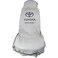 Car Seat Cover 2/pcs Set, Universal Car Seat Dust Dirt Protection Cover Grey