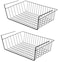 Under The Shelf Storage Basket -2 PCS  BLACK