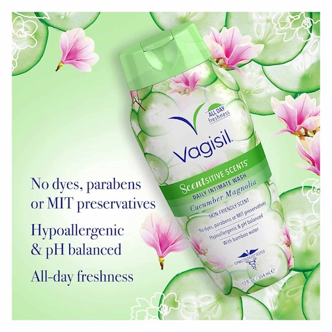 VAGISIL D/WASH CUCUMBER MAG 354ML