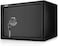 Rubik Key Operated Locker Safe Deposit Box Security Money Cash Safety Box With Key For Home Office 25K - Black