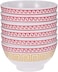 Flamingo Rice Bowl, Multi-Colour, 6 Inches, FL9104CMW, 6 Pieces