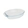 Pyrex Glass Oval Roaster 3 Count