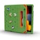 Moxedo Rugged Protective EVA Silicone Kids Case Cover, Shockproof DIY 3D Cartoon Pattern With Pencil Holder, Stand And HAndle Grip Compatible For Apple iPad 2021 (9th Gen) 10.2 inch (Green)