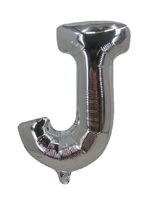 Party Time J Letter Foil Balloon 16Inch