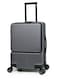Morano Hard Case Luggage For Unisex Abs Lightweight 4 Double Wheeled Suitcase With Built-In Tsa Type Lock (Carry-On 20-Inch, Dark Grey)
