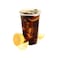 Juice Cup 20 Oz With Lid Clear Strong Disposable - Ideal for iced coffee, smoothies, Bubble Boba tea, milkshakes, frozen cocktails, water, sodas, juices, snacks, dessert and more 25 Pieces