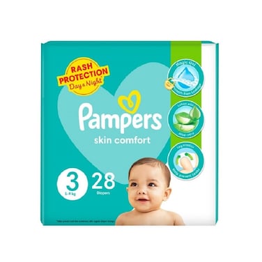 Pampers Skin Comfort Size 03 (5 - 9 kg) 28 pcs