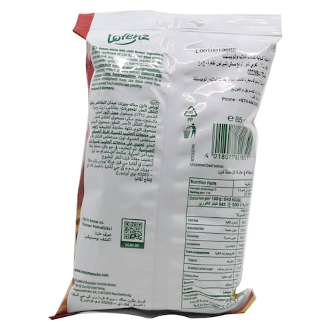 Lorenz Hot And Spicy Flavoured Pomsticks 85g