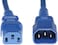 DKURVE&reg; C13 to C14 BLUE Computer to PDU Power Extension Cord 14AWG 250V/15A, Power Extension Cable 2M IEC C14 to IEC C13 PDU Power Cord