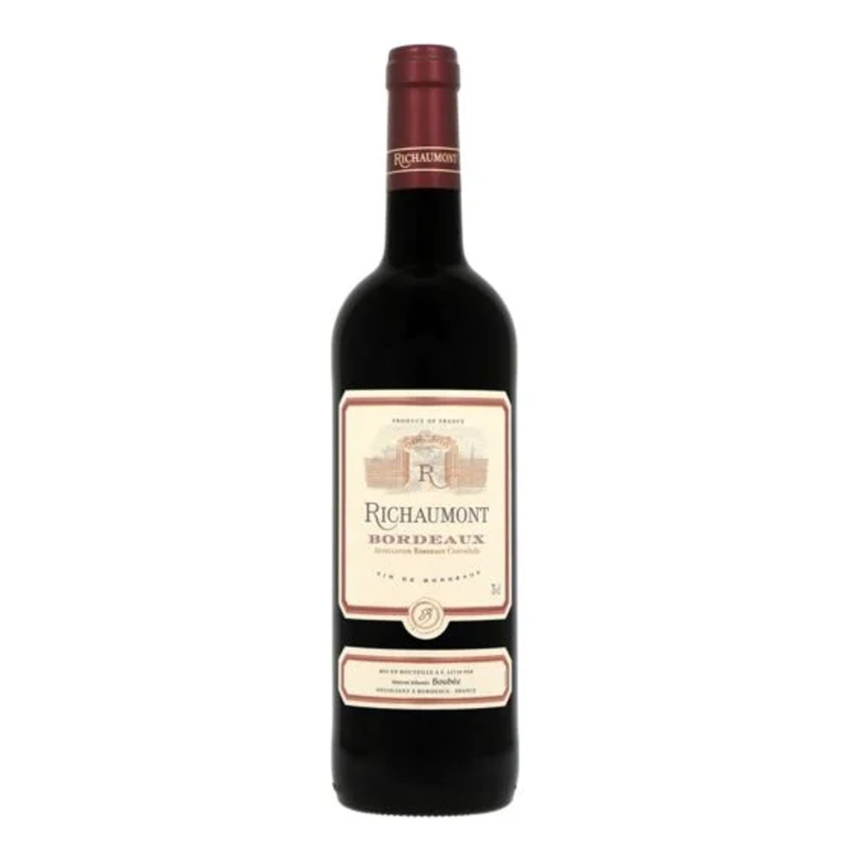 Buy Bordeaux Richaumont Red Wine 75CL Online Shop Alcohol on