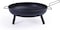 PAN Home Round Metal Fire Pit 68x58x23cm - Black