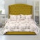 In House Maldives Velvet Bed Frame - Single - 200x90 cm - Gold