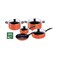 Tefal Simply Chef Cooking Set 9 Pieces Orange