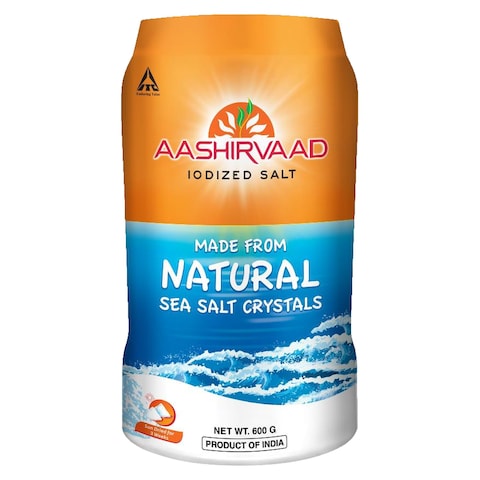 Aashirvaad Iodized Salt 600g